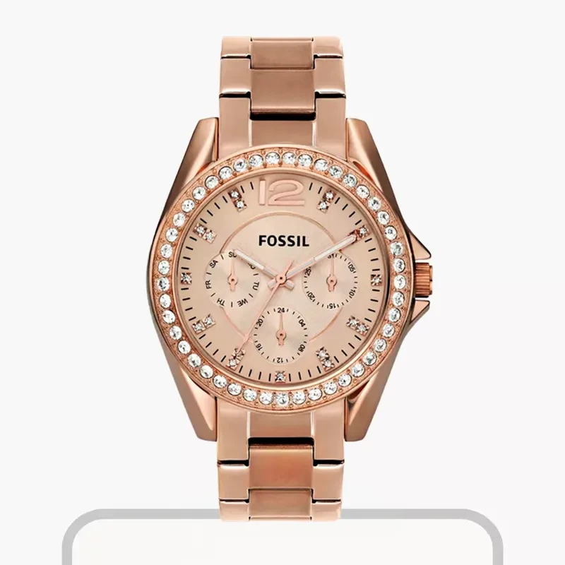 Fossil Riley Multifunction Rose Gold-Tone Ladies Watch